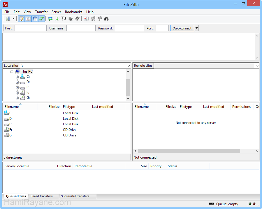 FileZilla 3.42.0 64-bit FTP Client عکس 9