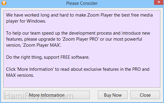 Zoom Player FREE 15 Beta 8 Media Player عکس 7