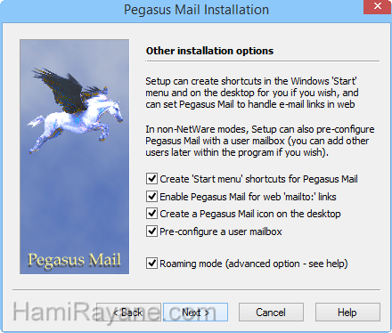Pegasus Mail 4.73 عکس 5