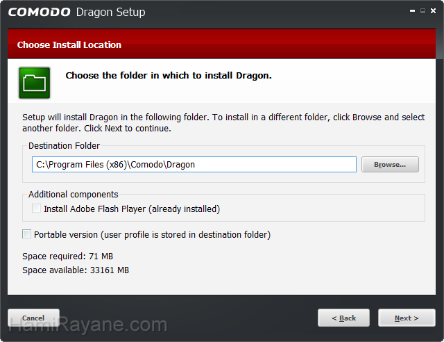 Comodo Dragon Internet Browser 72.0.3626.121 64bit 그림 2