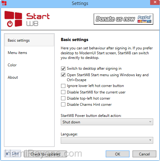 StartW8 1.2.111.0 (Classic Start for Win8) Imagen 6