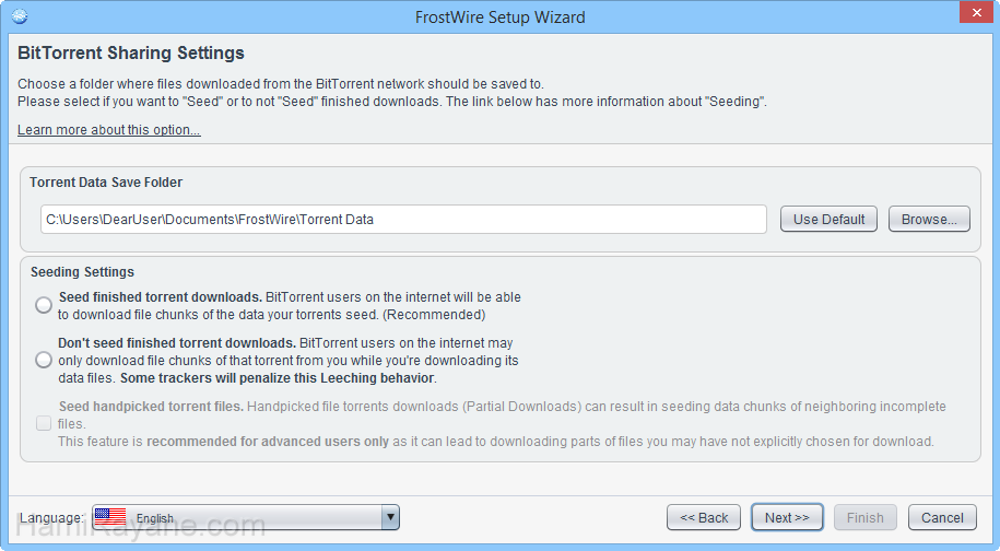 FrostWire 6.7.7 عکس 8