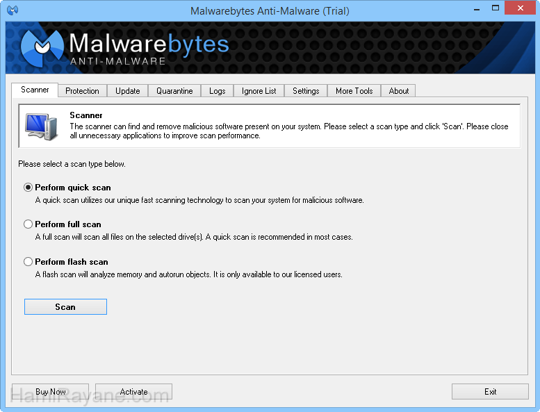 Malwarebytes Anti-Malware 2.2.1 عکس 10