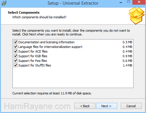 Universal Extractor 1.6.1 عکس 3