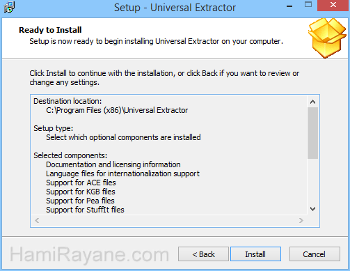 Universal Extractor 1.6.1 عکس 7
